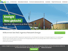 Tablet Screenshot of ineg-energie.de
